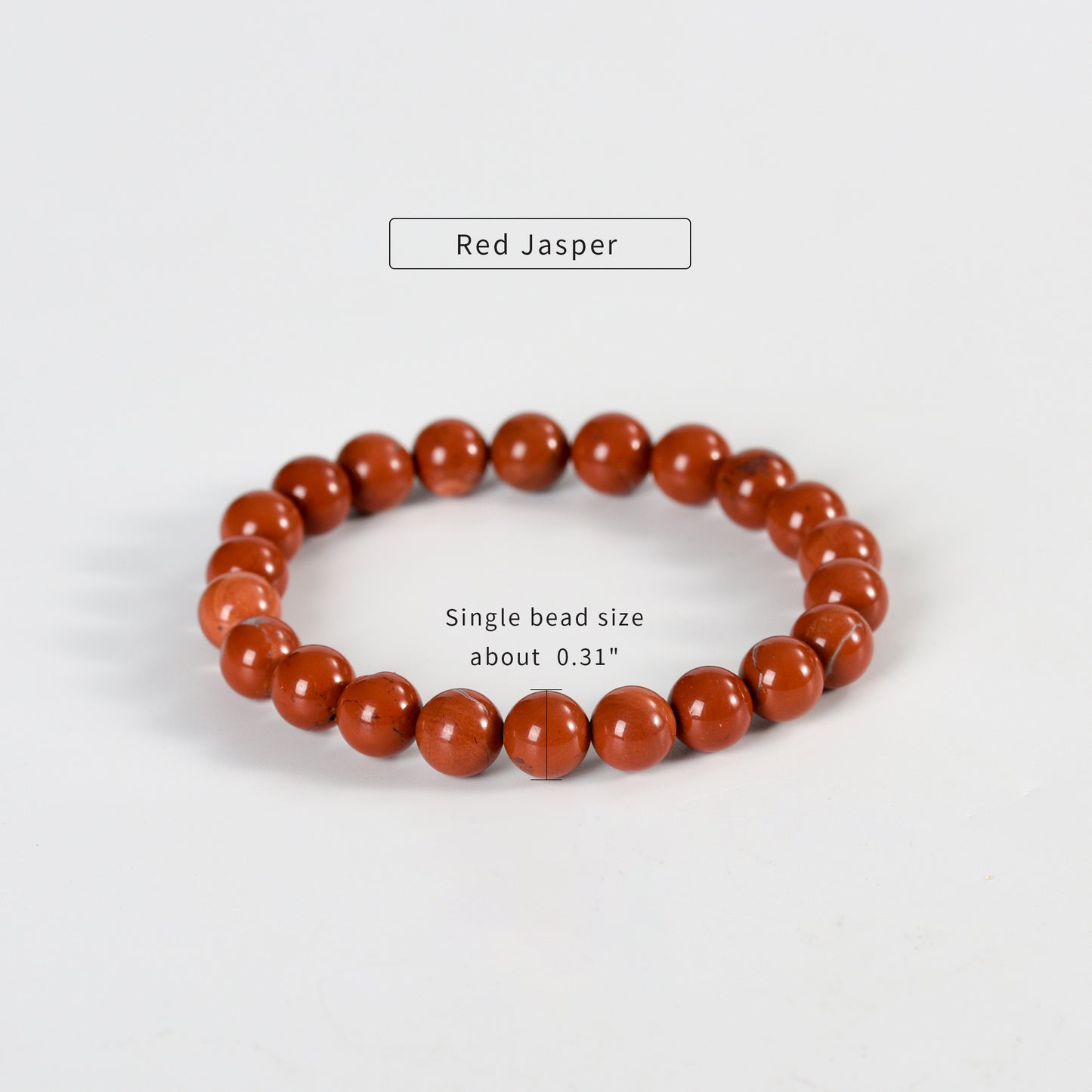 Red Jasper Bracelet 6mm 8mm 10 mm