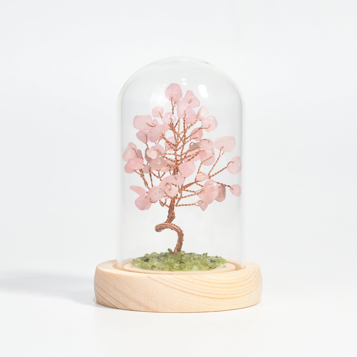 Crystal Tree With Glass Cover(Large)