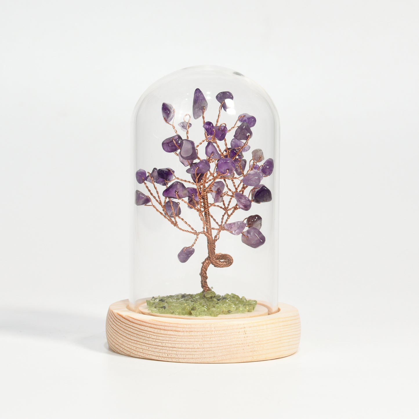 Crystal Tree With Glass Cover(Large)