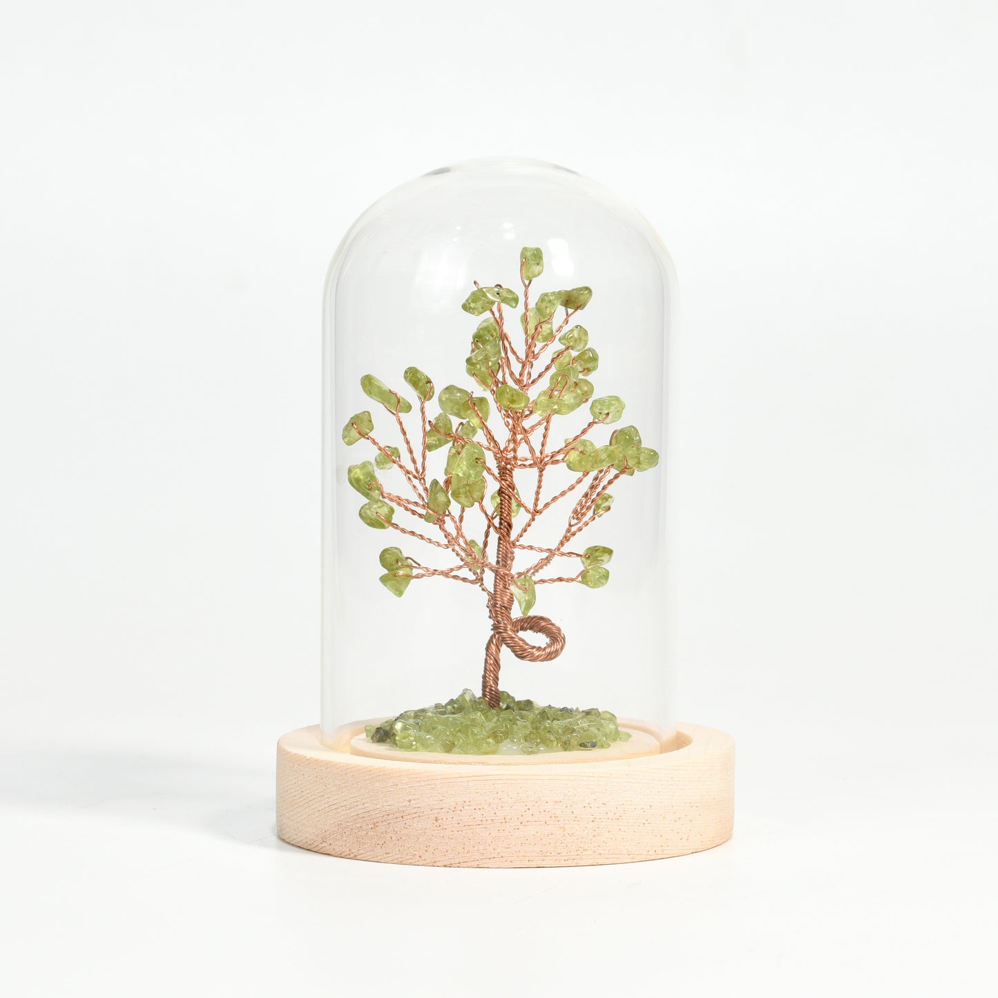 Crystal Tree With Glass Cover(Large)