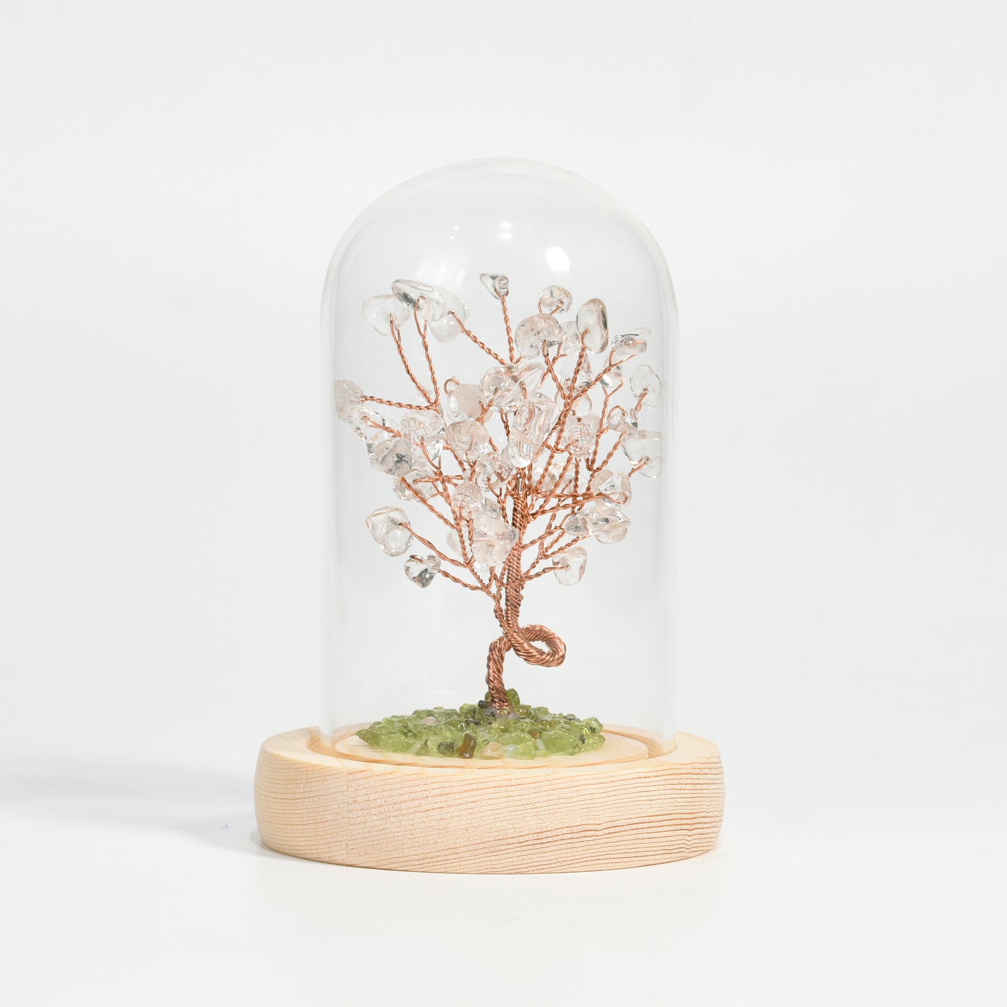 Crystal Tree With Glass Cover(Large)