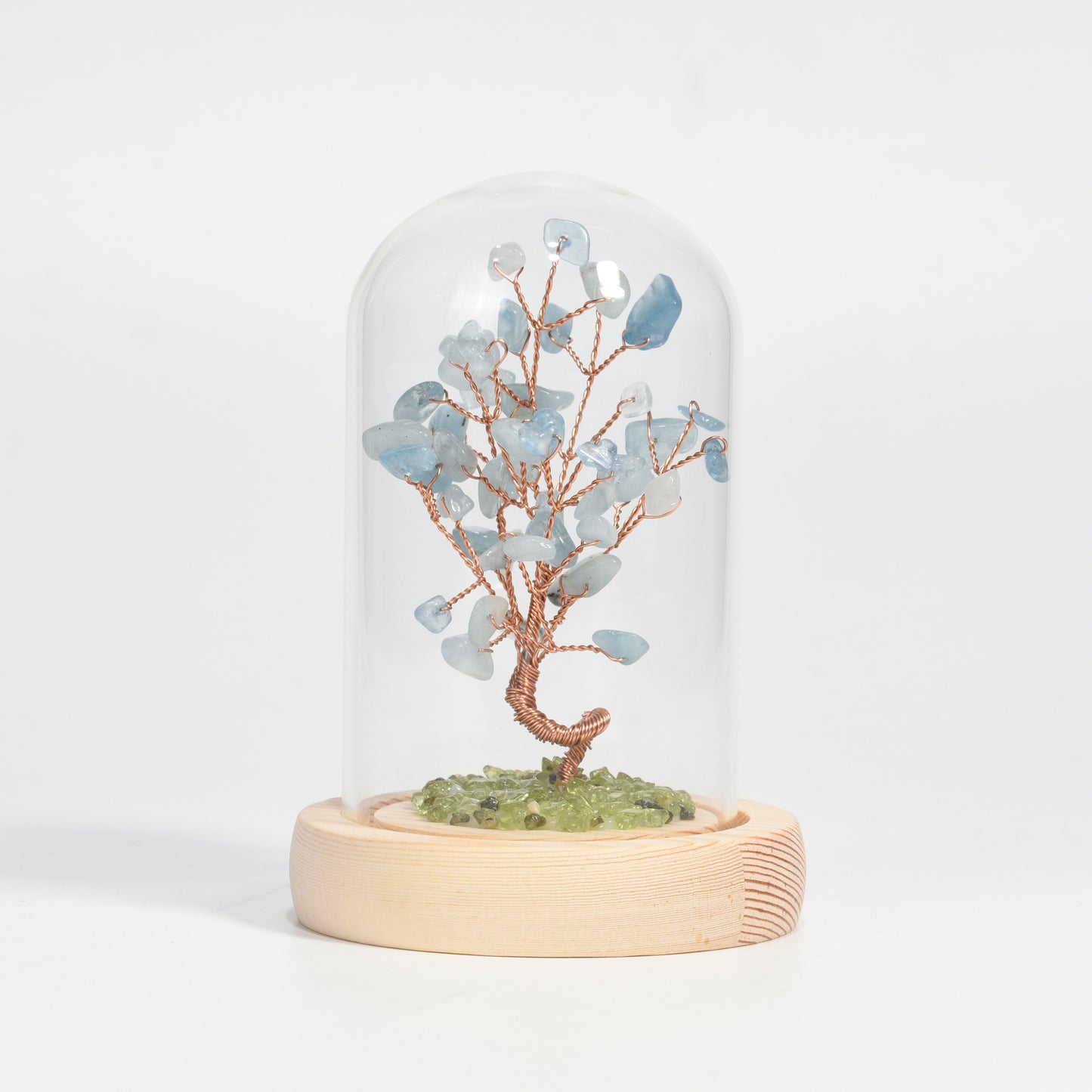Crystal Tree With Glass Cover(Large)
