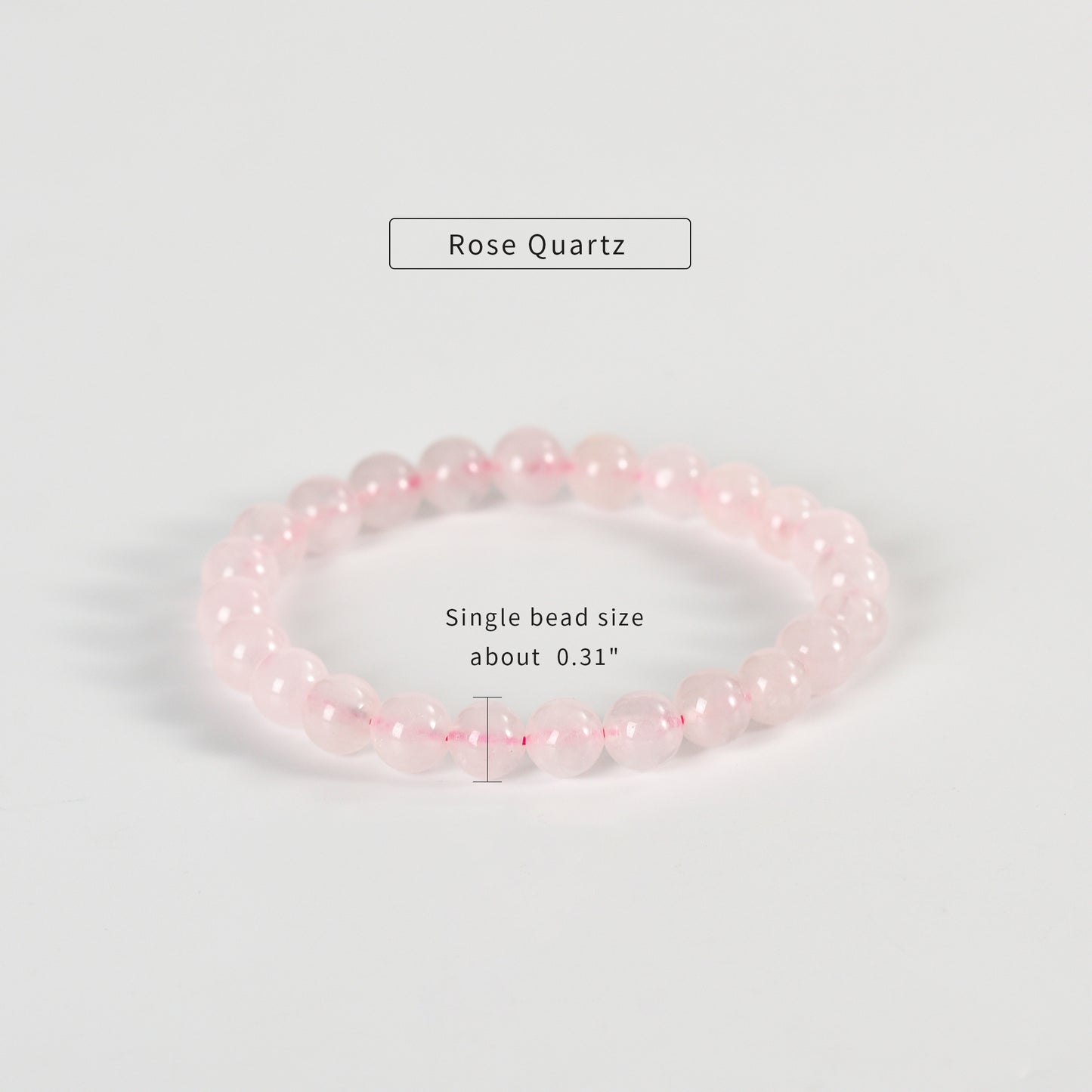 Rose Quartz Bracelet 6mm 8mm 10 mm