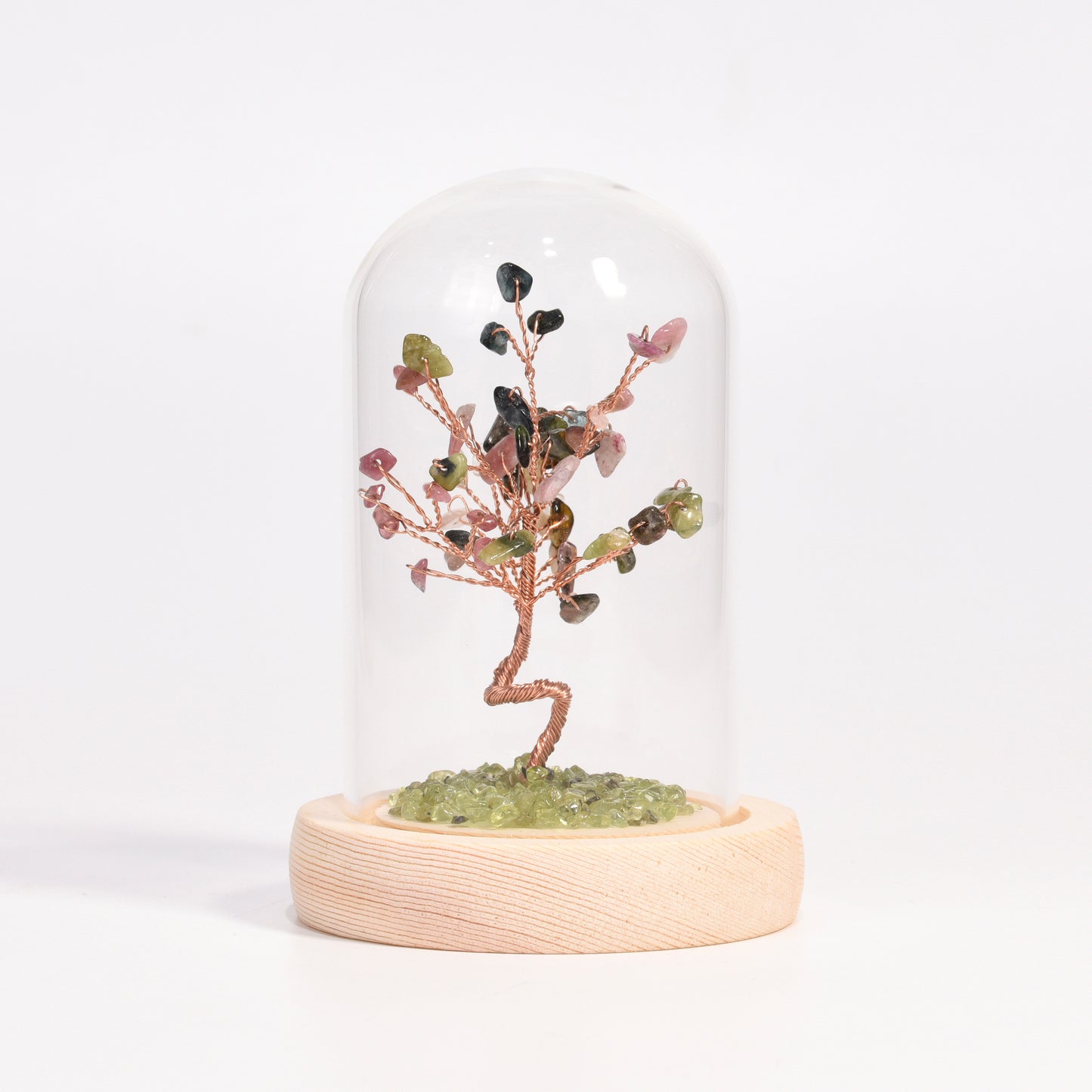 Crystal Tree With Glass Cover(Large)