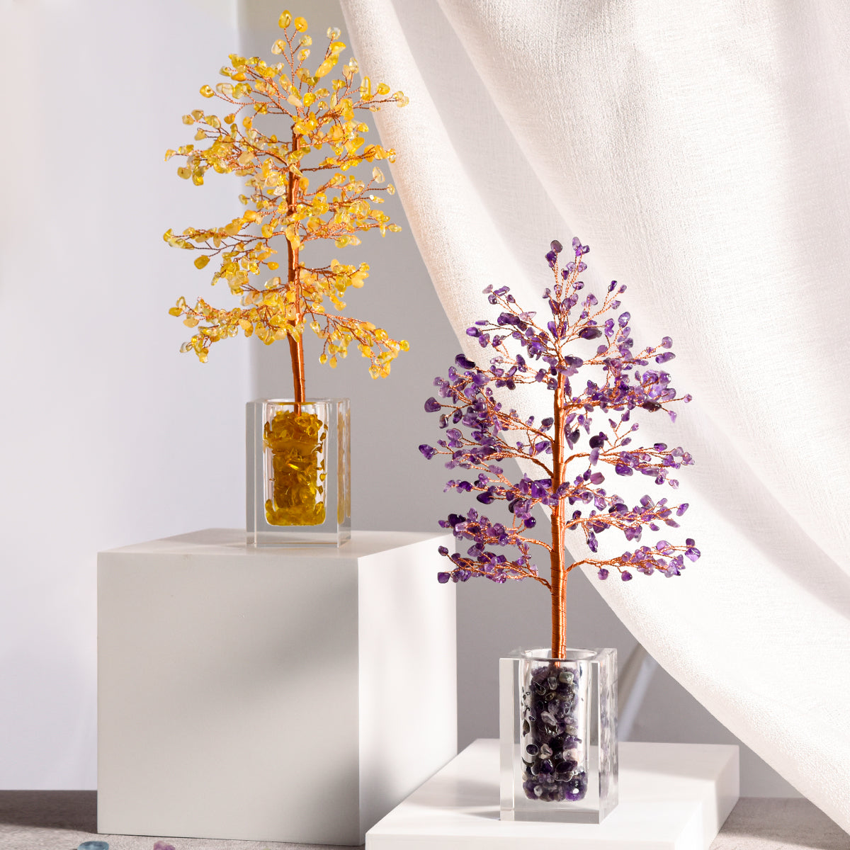 Crystal Tree With Glass Cup(Large)