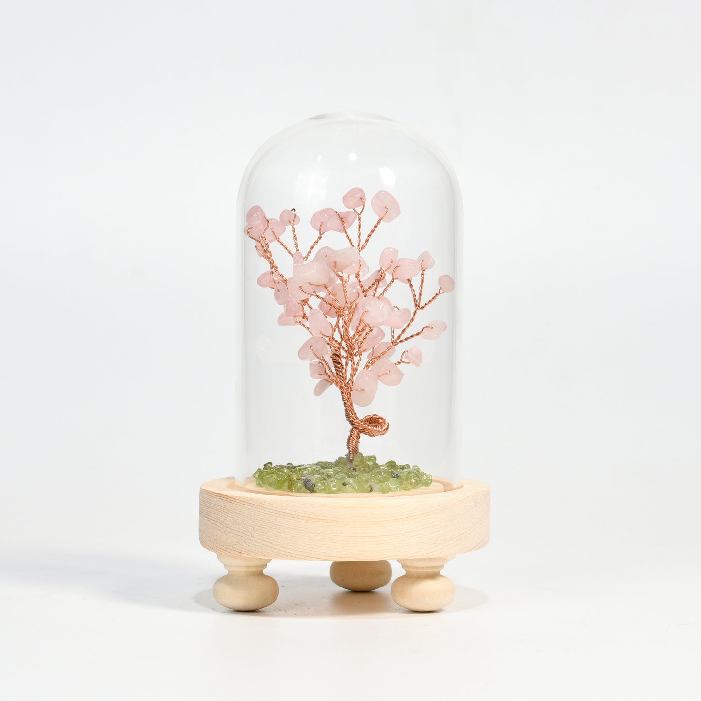 Crystal Tree With Glass Cover(Large)