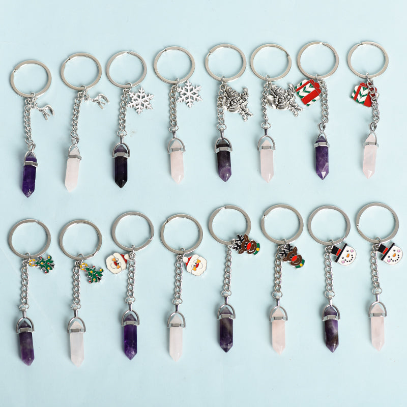 Tower Christmas Keychain