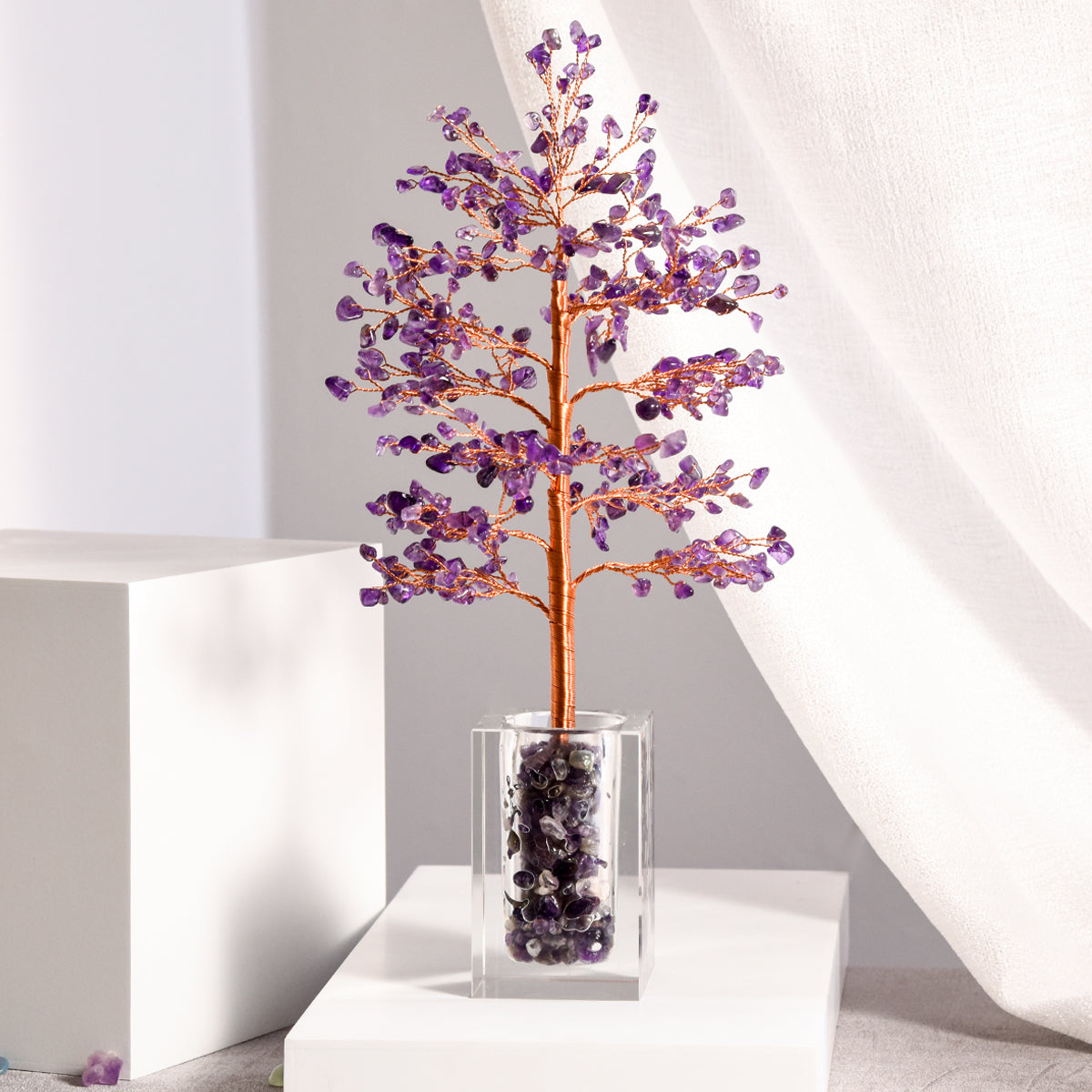 Crystal Tree With Glass Cup(Large)