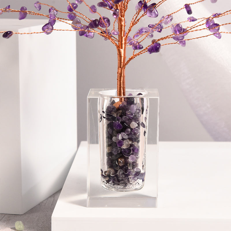 Crystal Tree With Glass Cup(Large)
