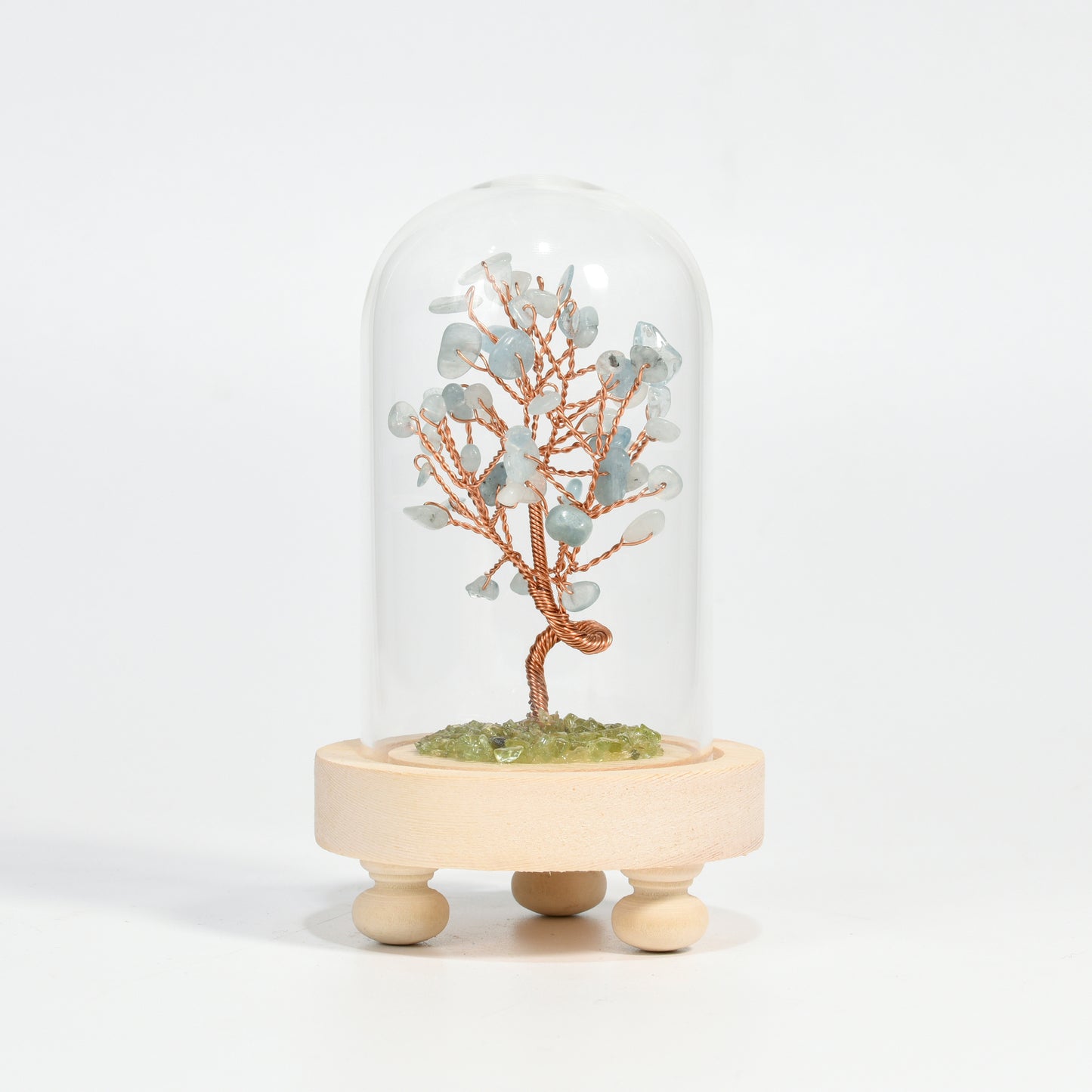 Crystal Tree With Glass Cover(Large)