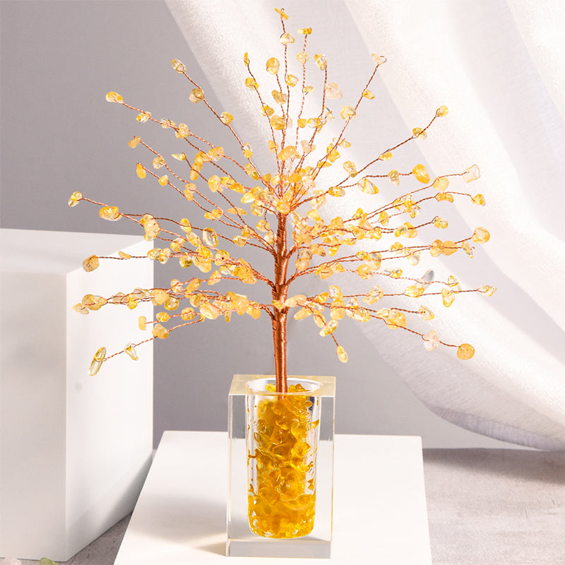 Crystal Tree With Glass Cup(Large)