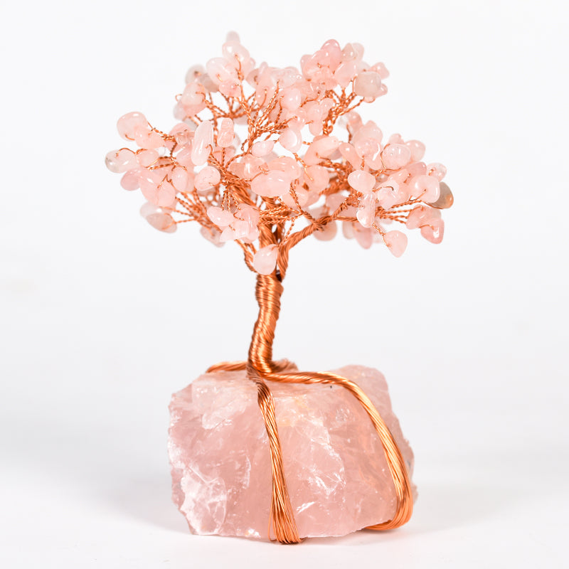 Wire Wraped Crystal Tree(Raw Stone)