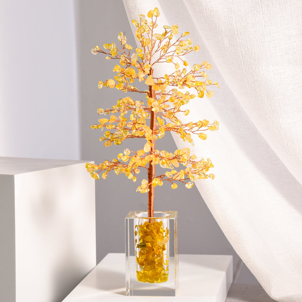 Crystal Tree With Glass Cup(Large)