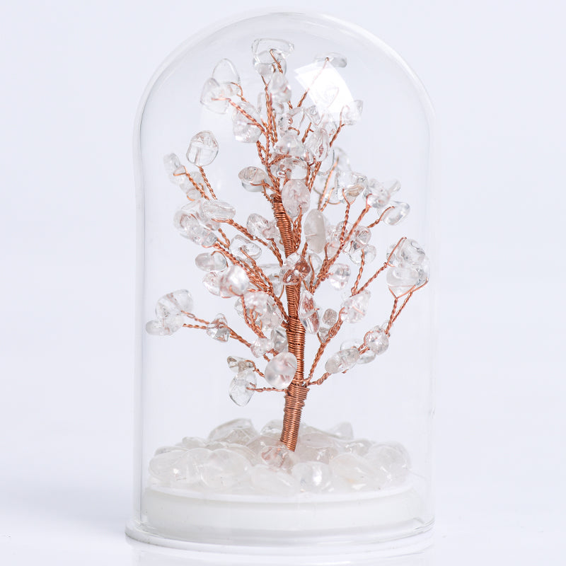 Glass Cover Lighting Crystal Tree(Medium)