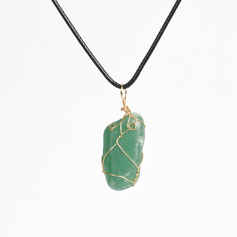 Tumble Pendant ( wire wrapping)