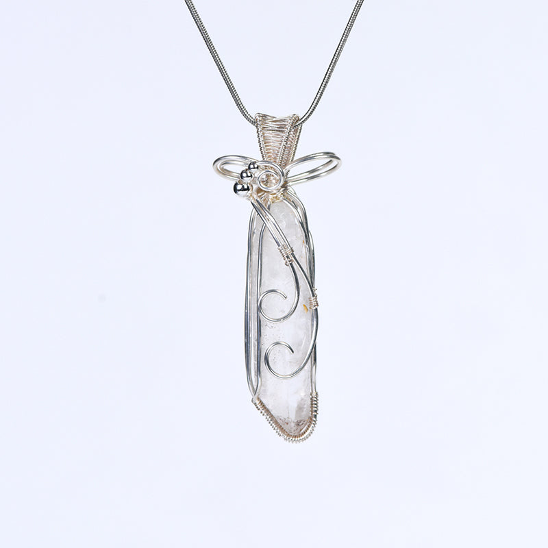 Wire Wrap Crystal Bar