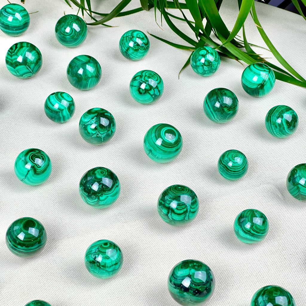 malachite sphere