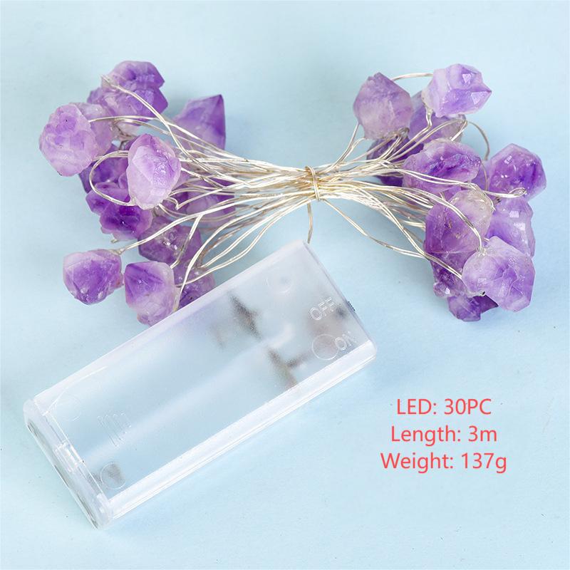 USB/Battery Amethyst Teeth Light (white light, warm light)