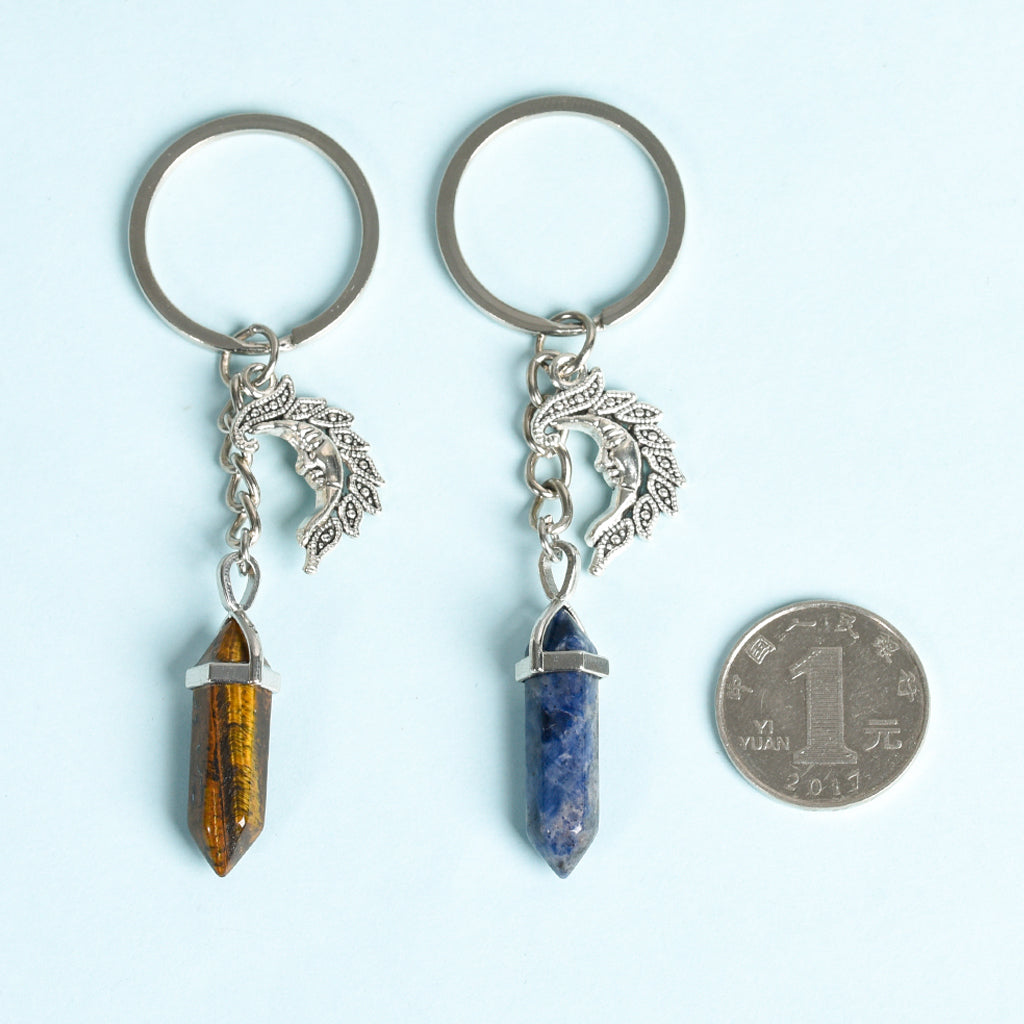 Tower Moon Keychain