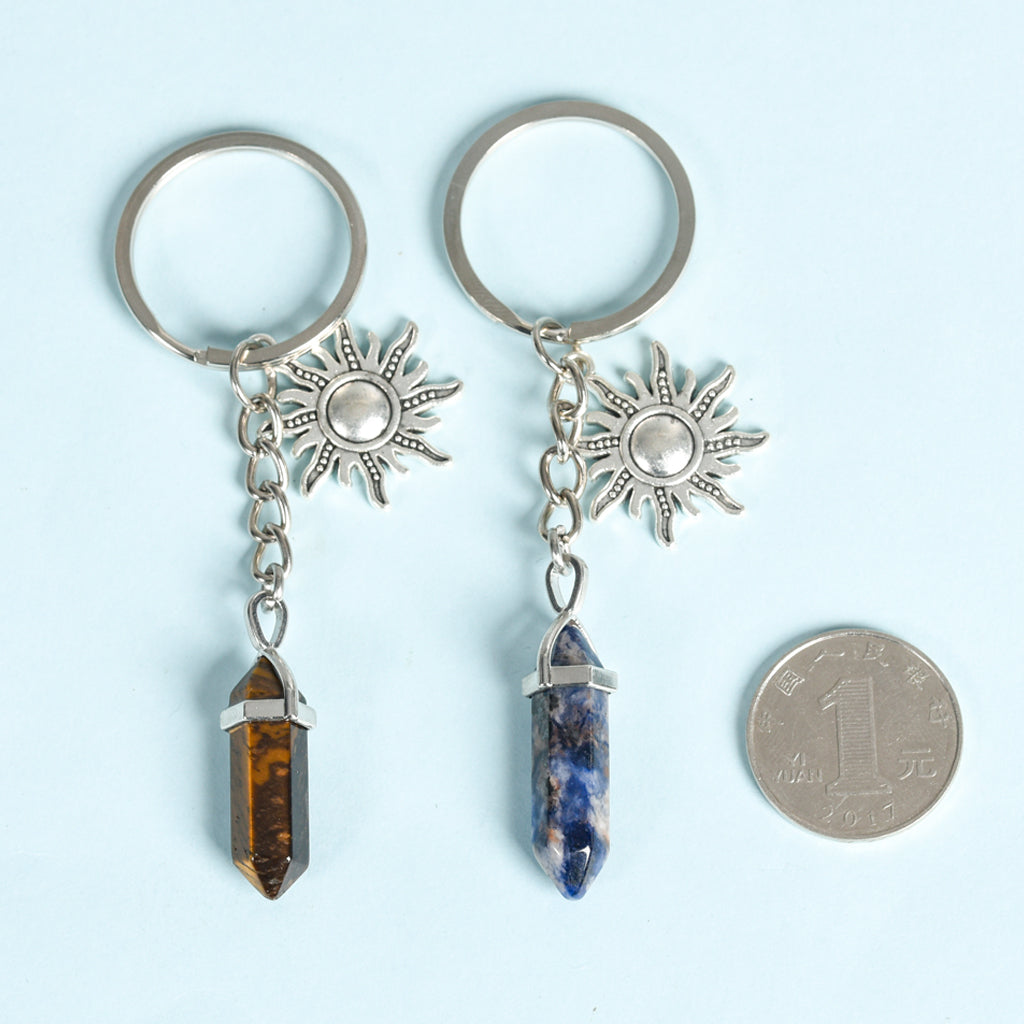 Tower Sun Key Chain