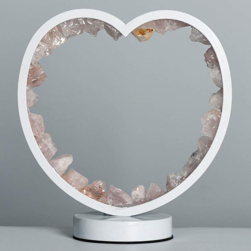 Round Heart Shaped Night Light