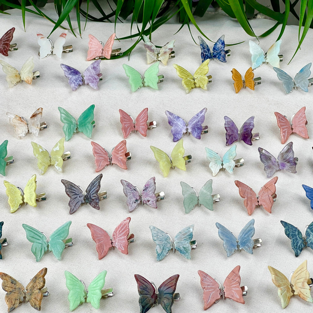 butterfly hairpins