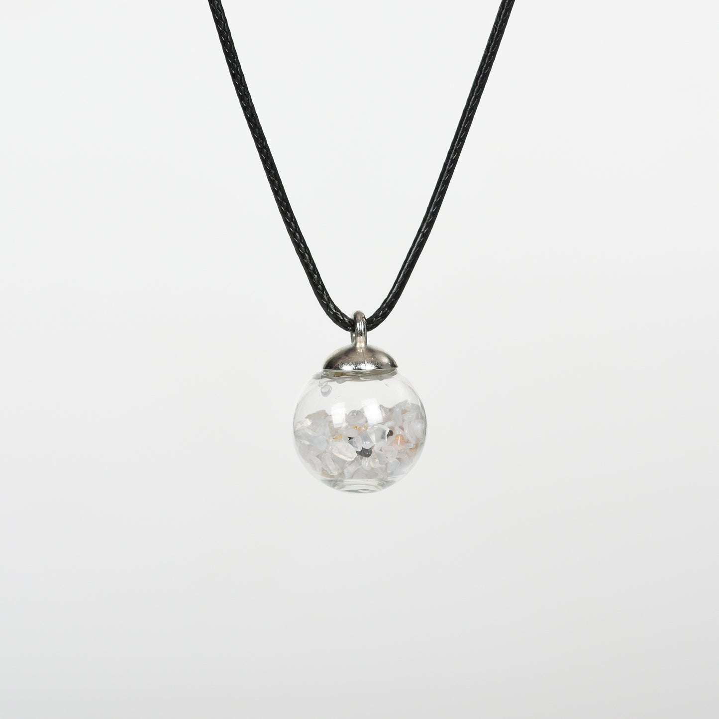 Chips in glass ball Pendant