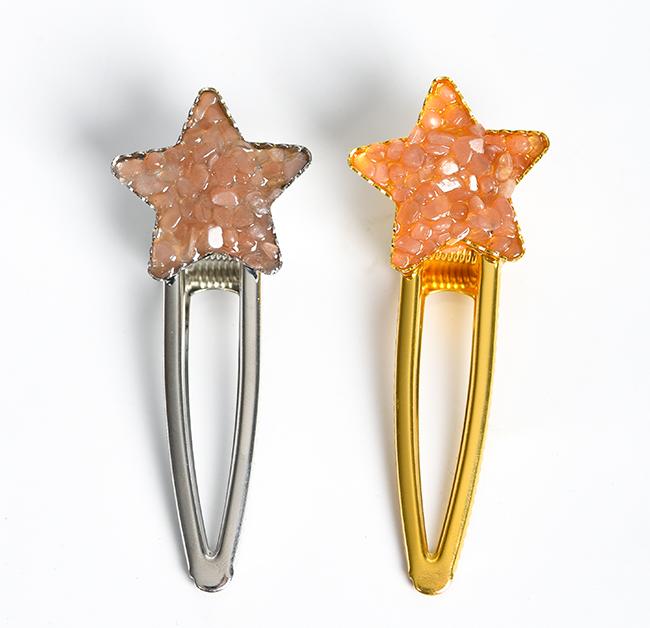 crystal star hairpin