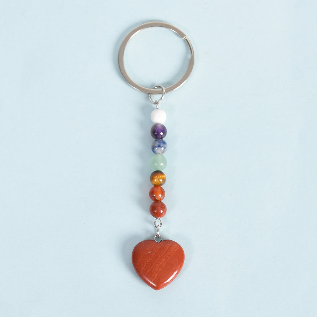 seven chakras keychain