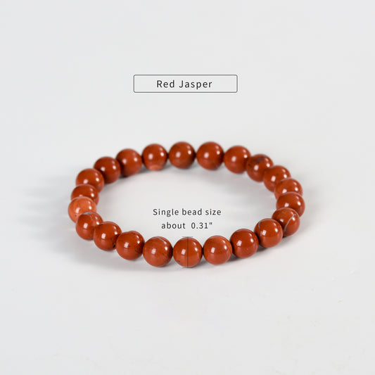 Red Jasper Bracelet 6mm 8mm 10 mm