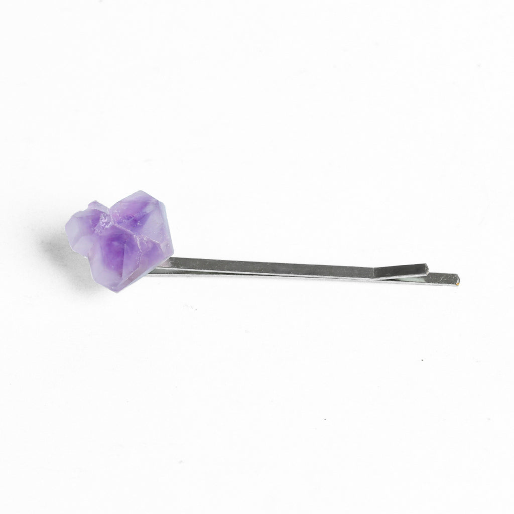 Amethyst Tooth  Hairpin