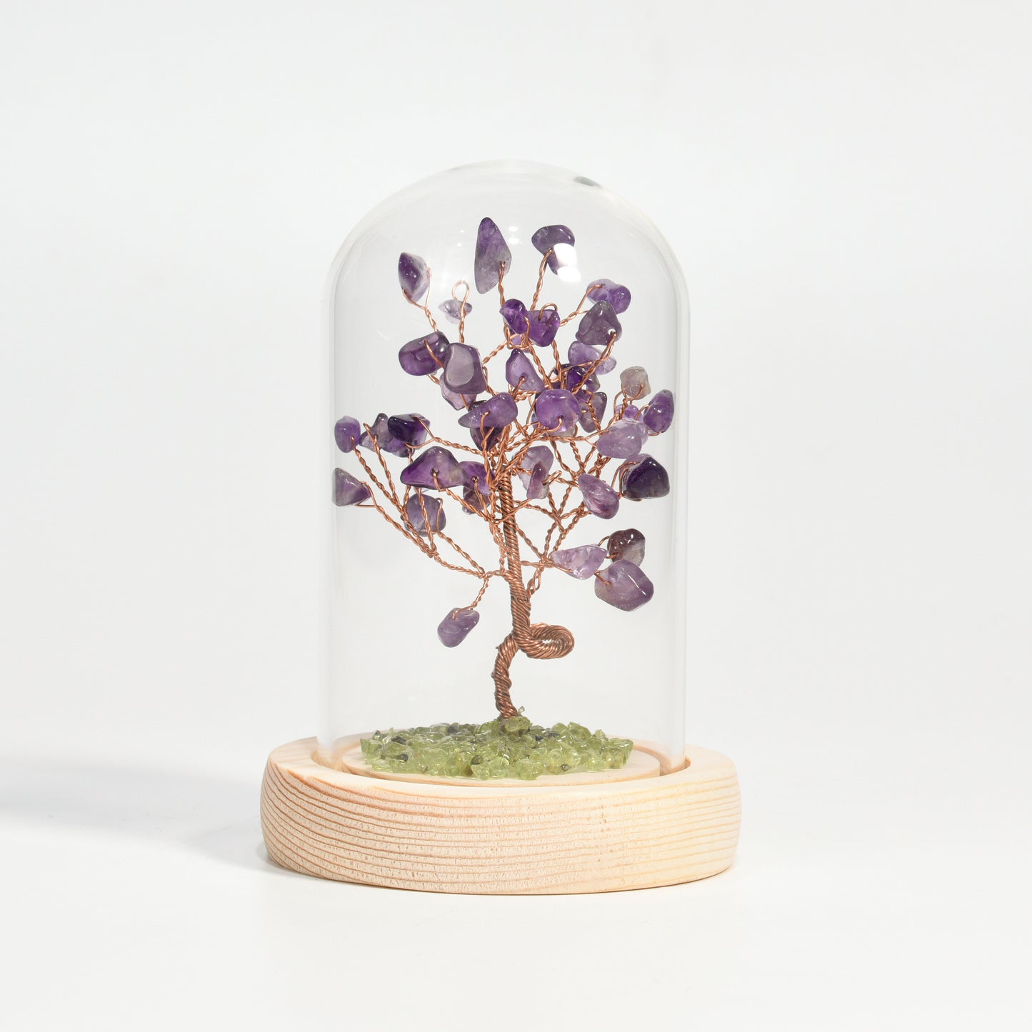 Crystal Tree With Glass Cover（Large）