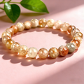 Golden Sunstone  Beaded Bracelet