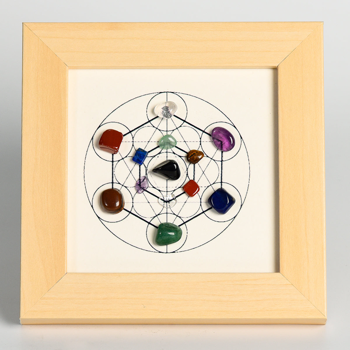 Square Metatron's Cube Frame