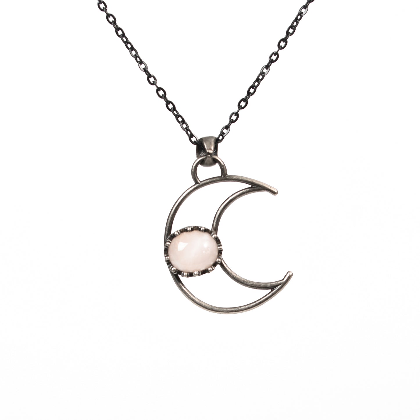 Oval Cut WIth Moon Pendant