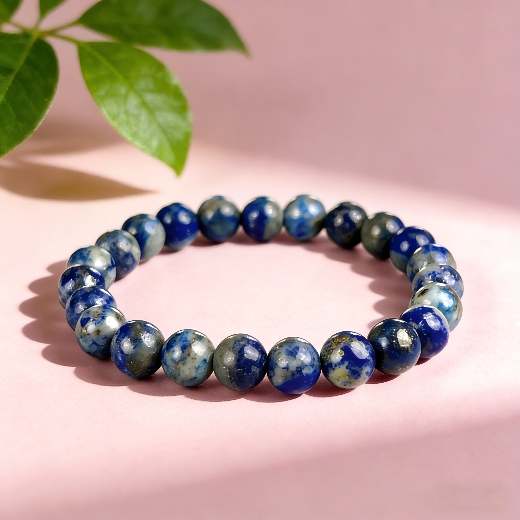 Lapis Lazuli  Beaded Bracelet