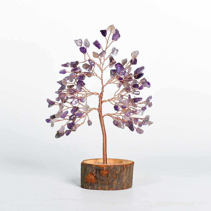 Crystal Tree Wooden Base