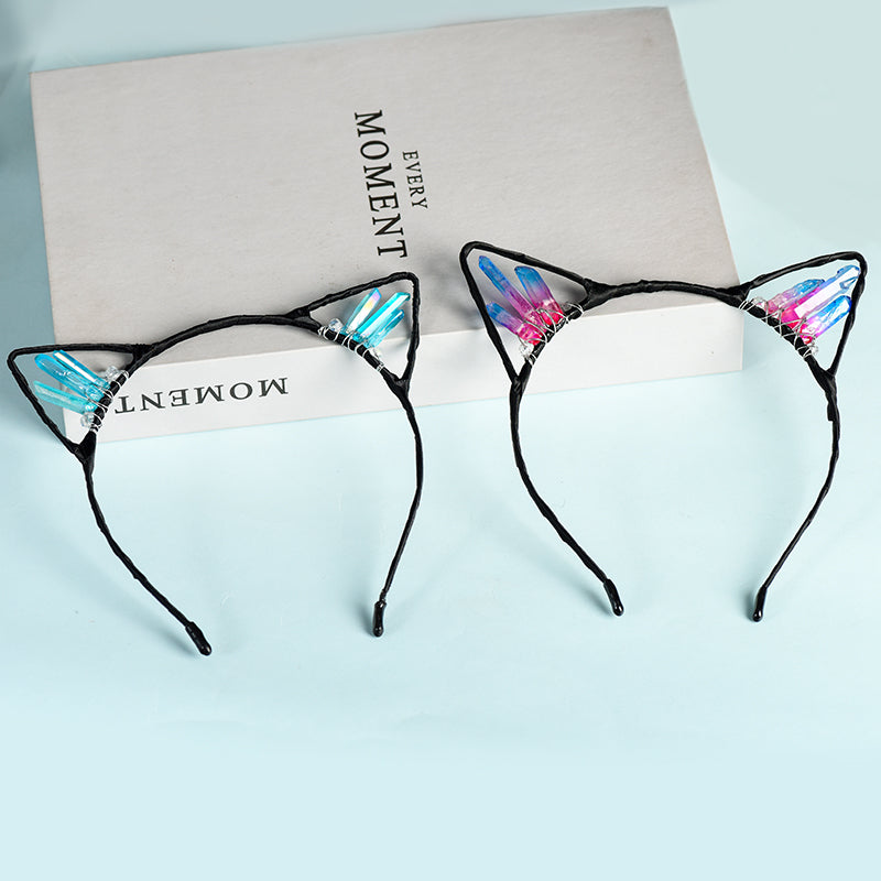 Crystal Cat Ears Headband