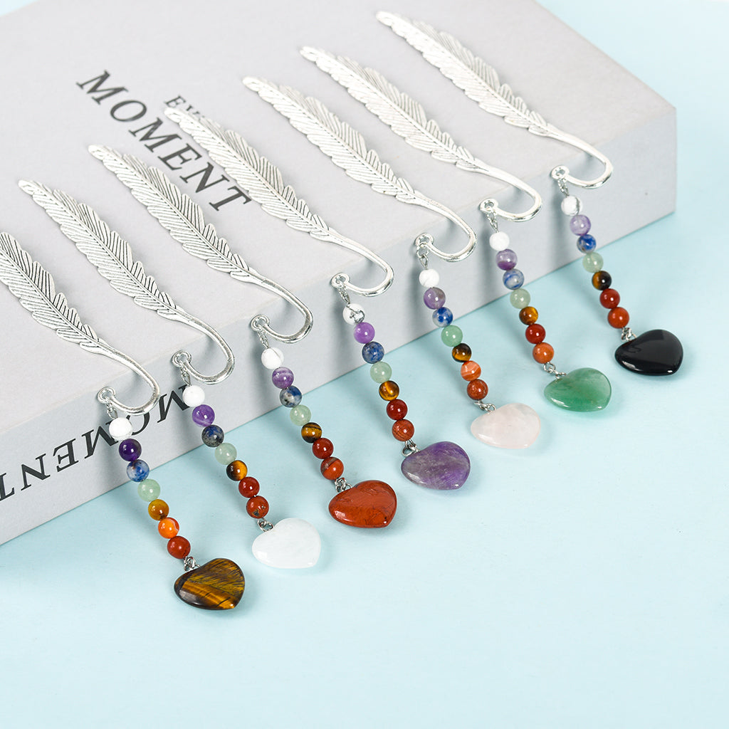 Seven Chakra Heart Bookmark