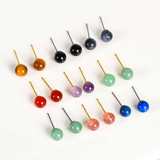 6mm Bead Earring