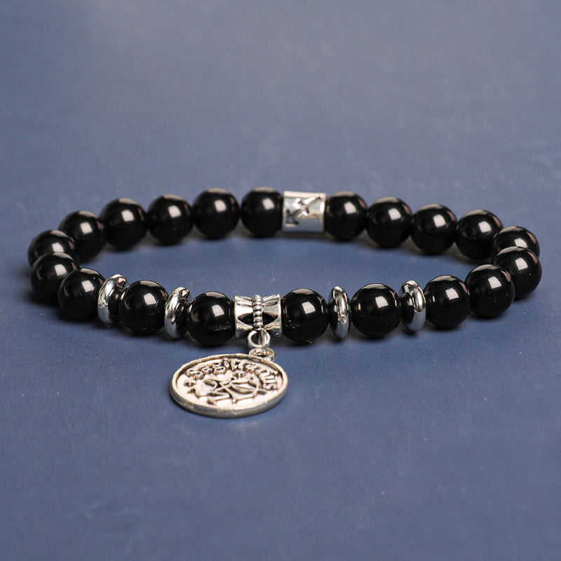 Black Obsidian Zodiac Bracelet