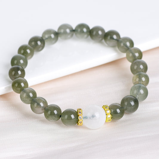 Green Rutilated Bracelet