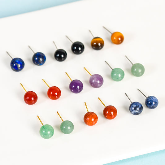 8mm Bead Earring