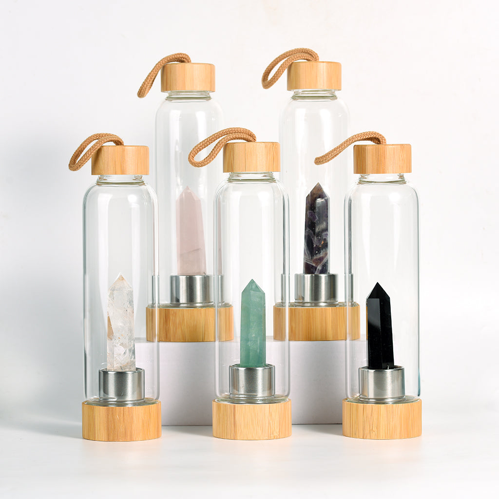 Tower Energy Water Bottle（Wooden Cap）