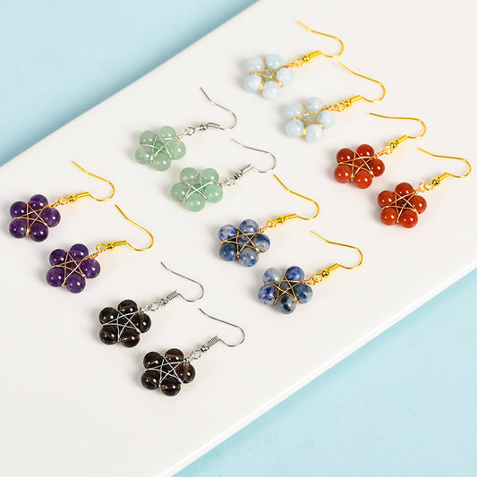 Bead Flower Earring