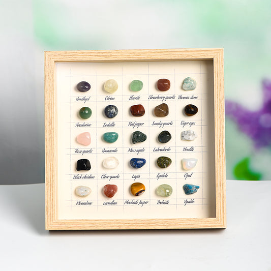 25 Different  Minerals Frame