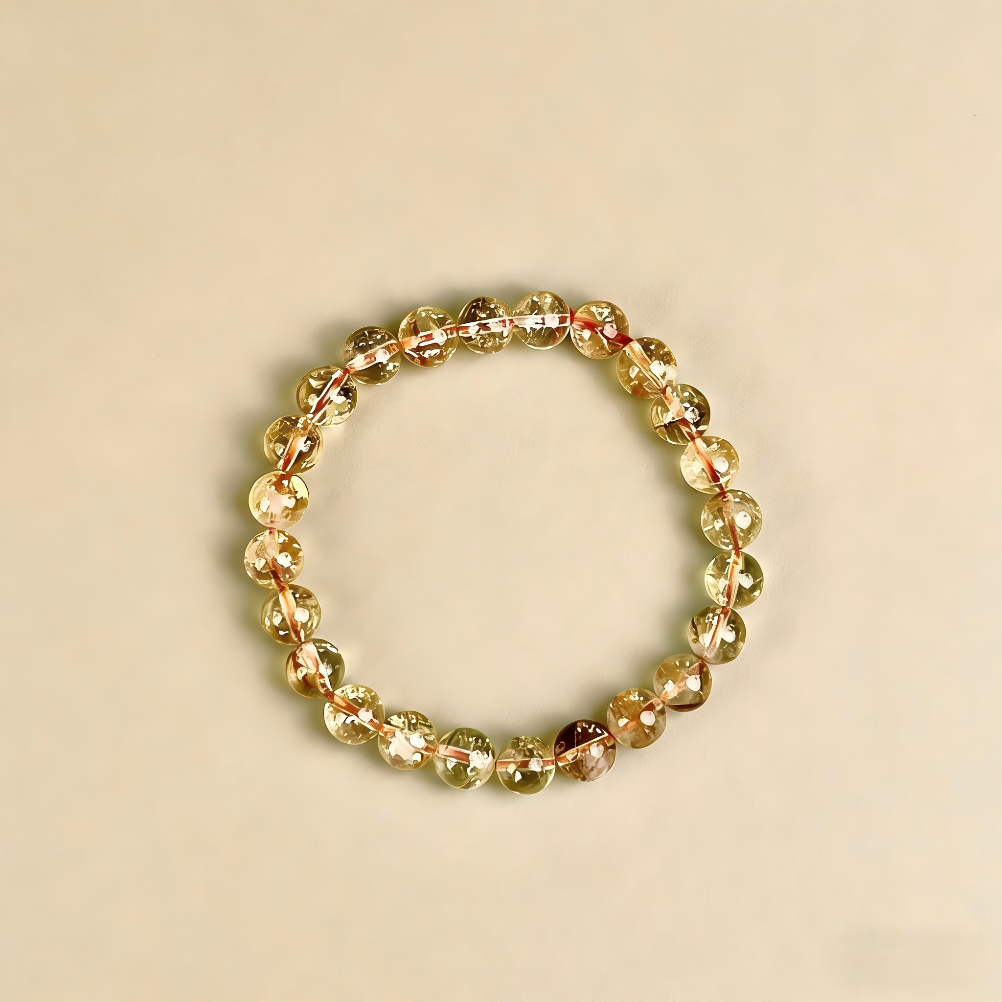 Citrine  Beaded Bracelet