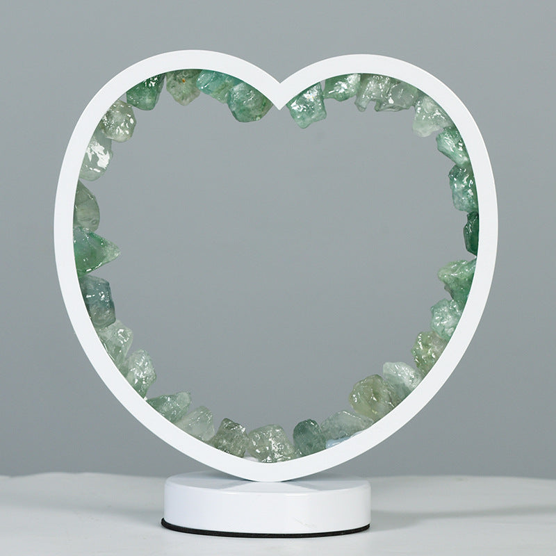 Round Heart Shaped Night Light