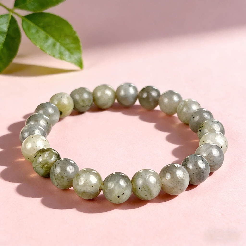 Labradorite  Beaded Bracelet
