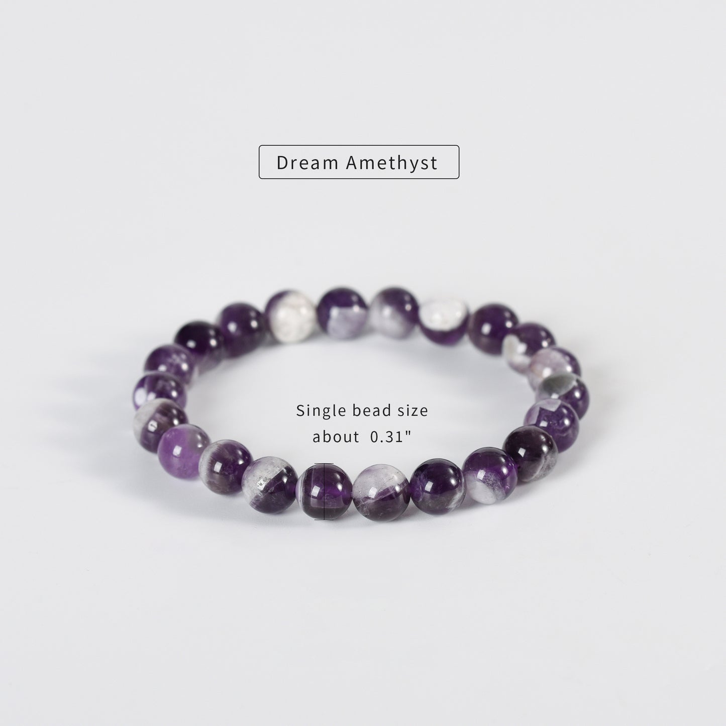 Dream Amethyst Bracelet 6mm 8mm 10 mm